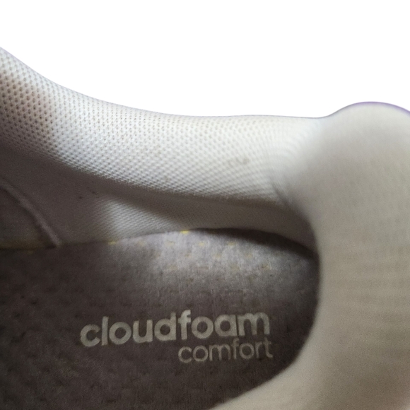 Adidas Cloudfoam Sneakers - White & Gray - Women’s Size 6.5 - Picture 12 of 16